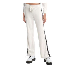 Juicy by Juicy Couture Hi-Rise Track Pants Cream Size Medium Waist 27 Inseam 32